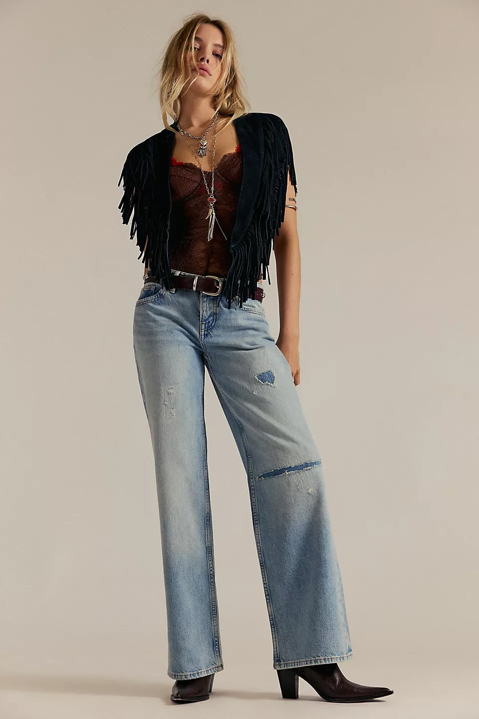 We The Free Tennessee Low-Rise Boyfriend Jeans