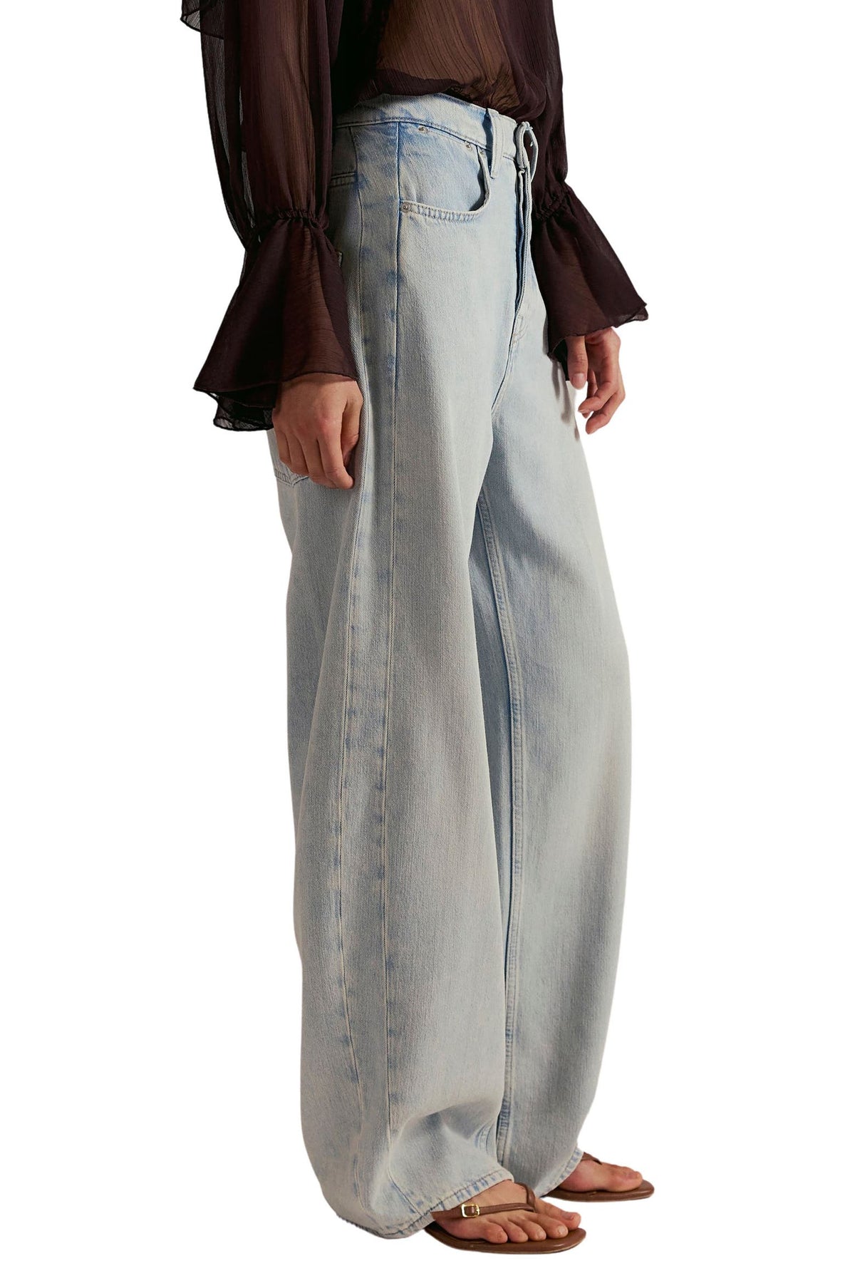 Free People - We The Free Truro Baggy Puddle Jeans
