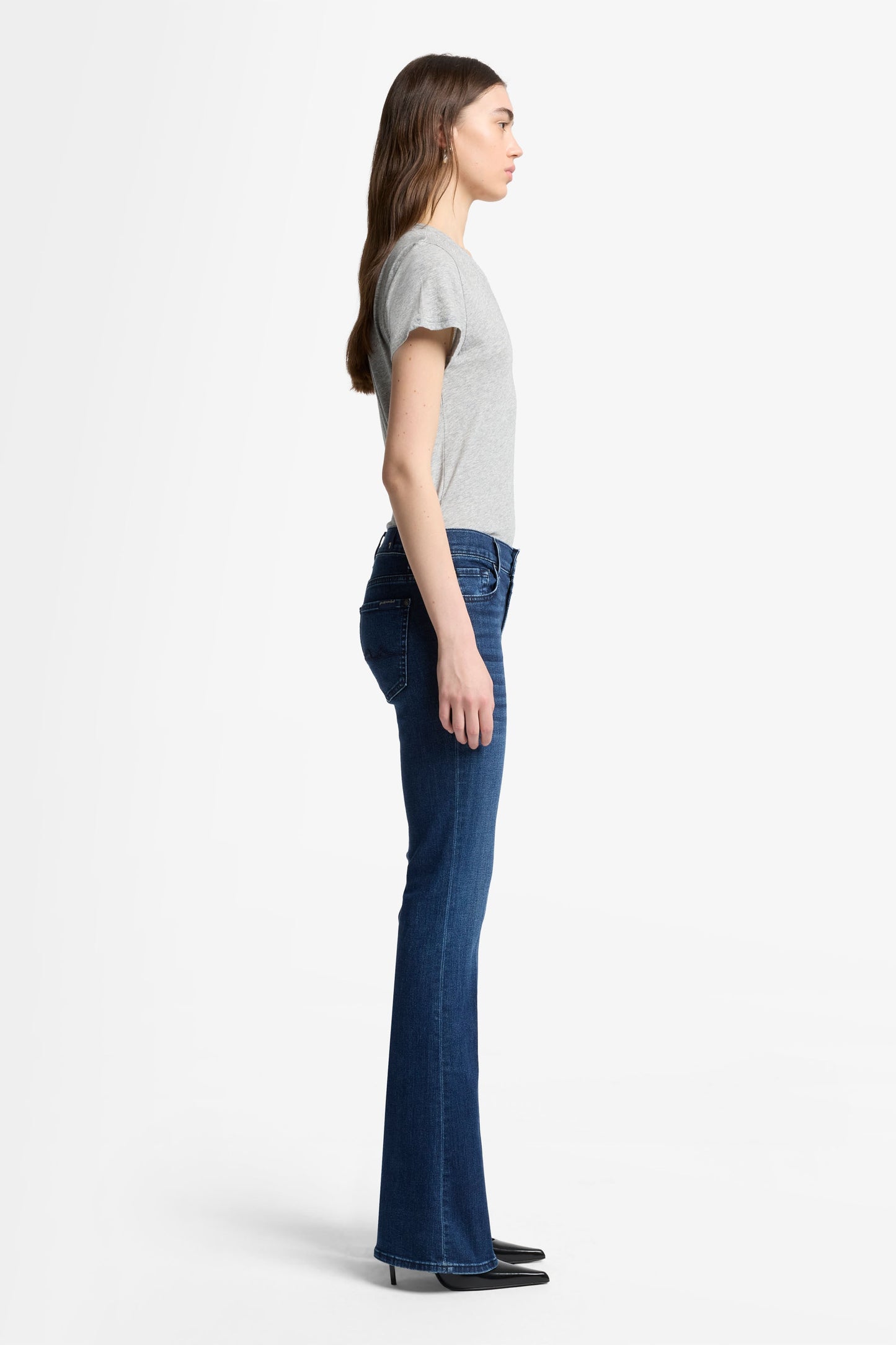 Bootcut Tailorless mid-rise jeans -  7 FOR ALL MANKIND