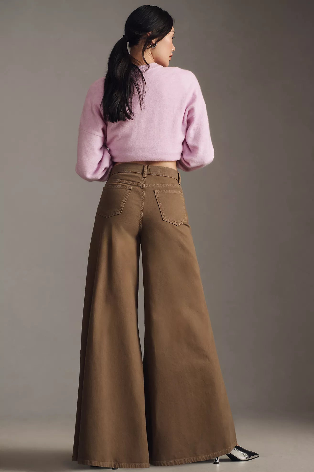 Pilcro - High-Rise SUPER Wide-Leg Puddle Jeans