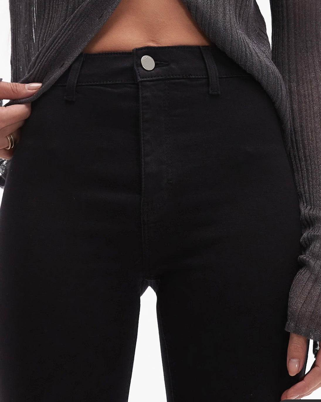 Topshop - Joni high rise super skinny jean in black