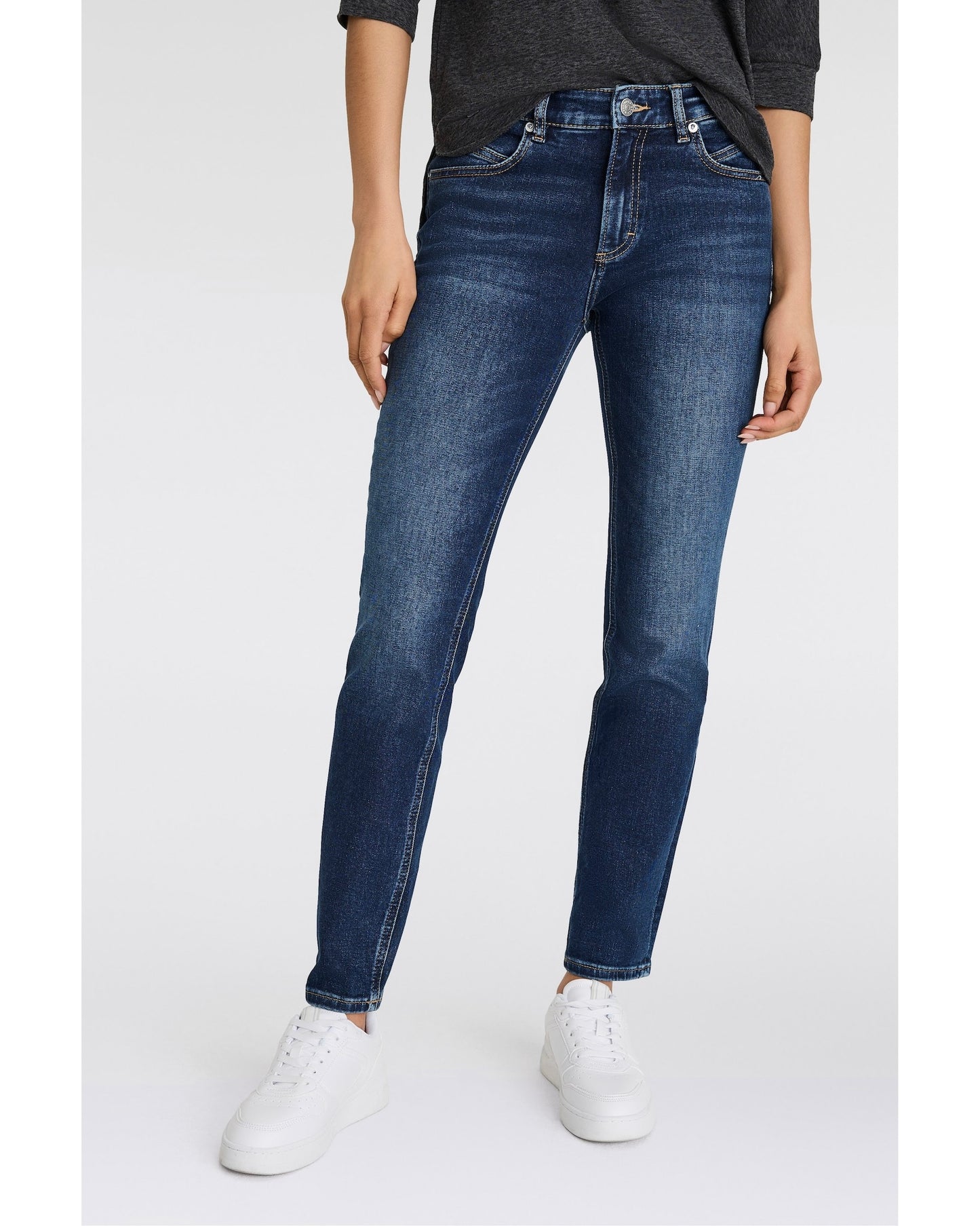 Slim-fit-Jeans Jackie Mid Rise, Mid Waist - BOSS
