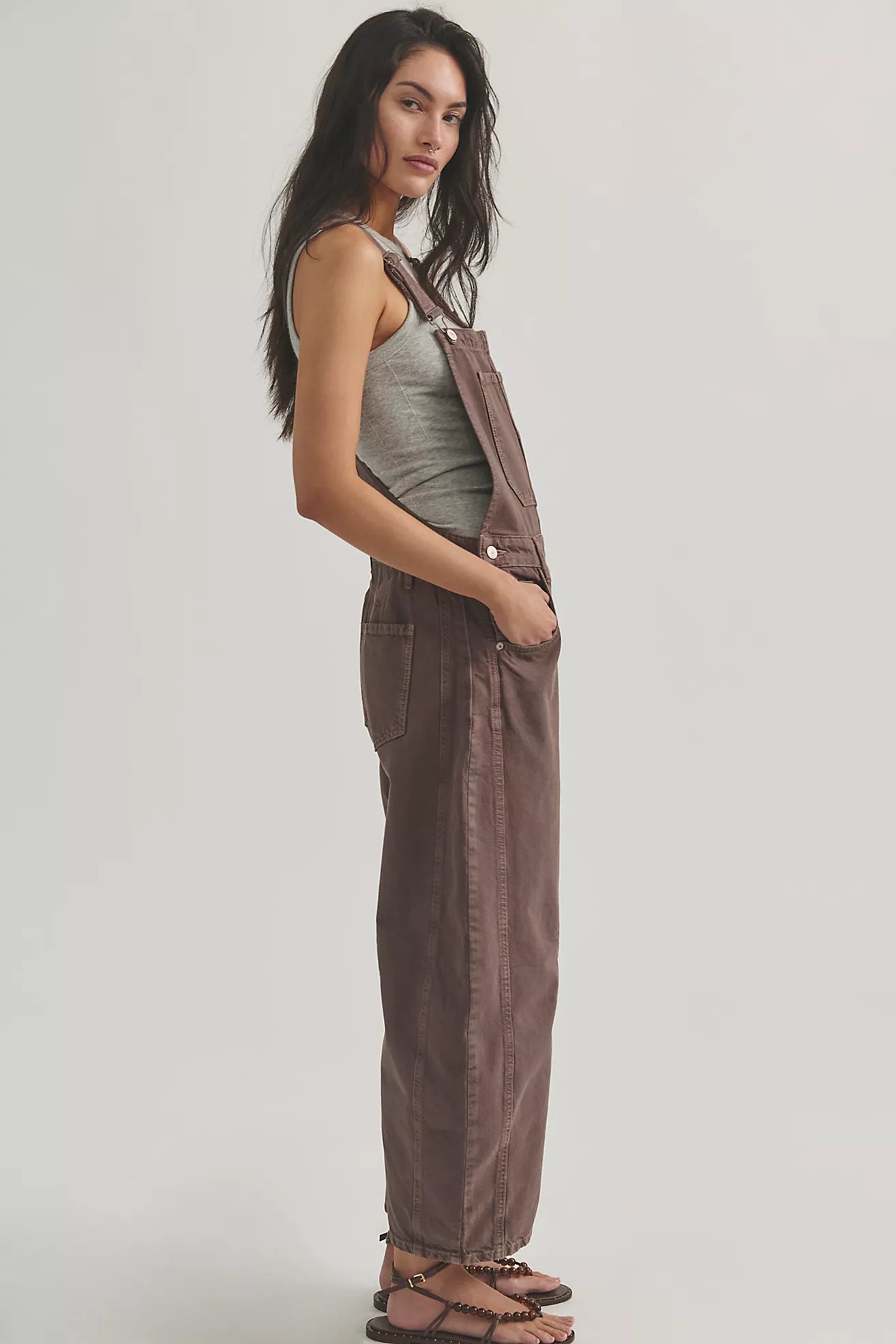 Free People - We The Free Good Luck Barrel Overalls