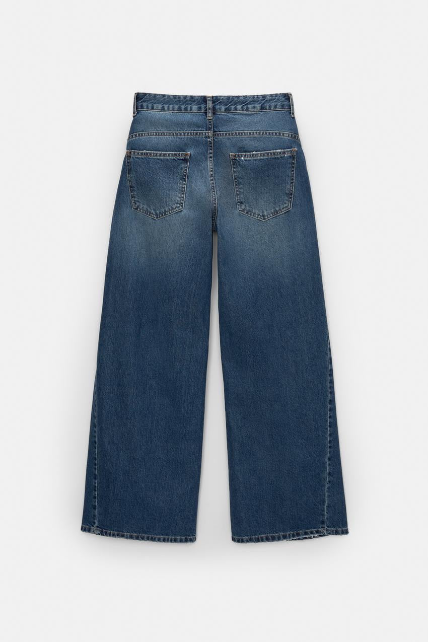 Super wide-leg jeans - PULL&BEAR