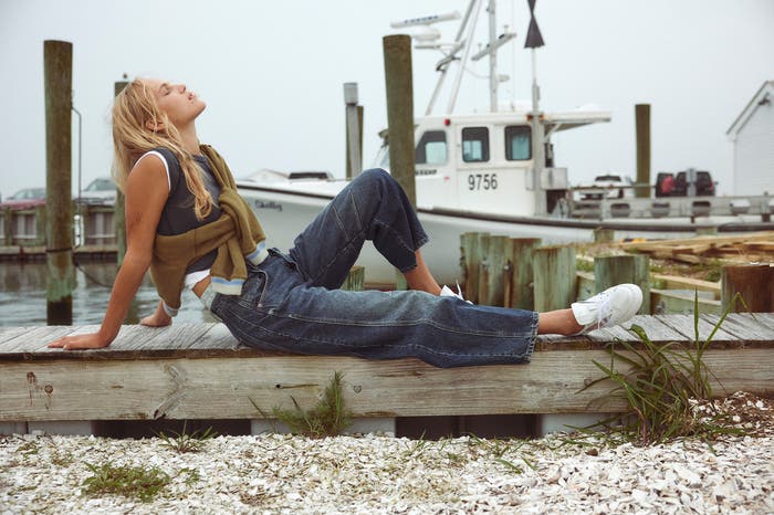 Free People - We The Free Good Luck Mid-Rise Barrel Jeans