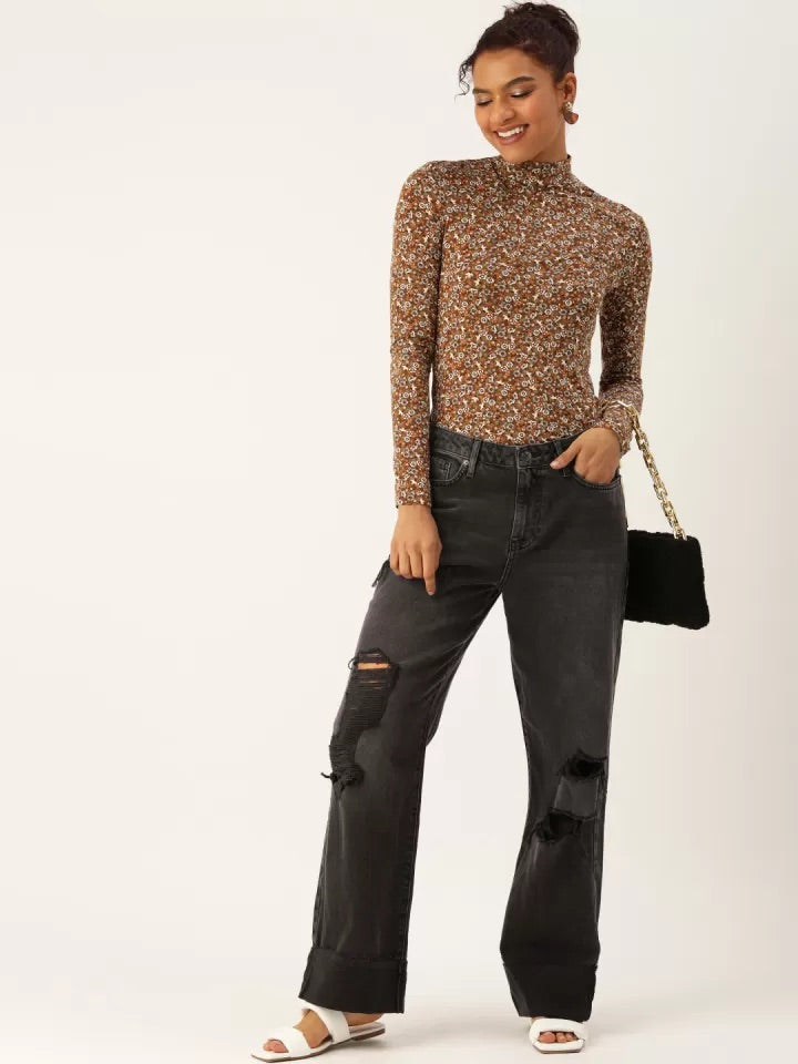 Mid Rise Straight Jeans - Forever21