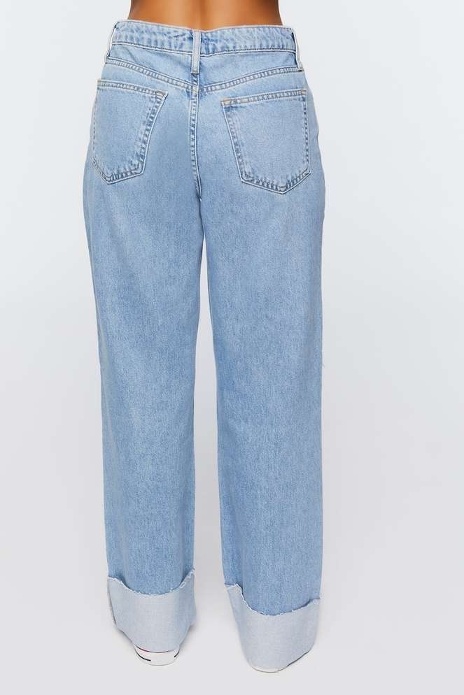 Mid Rise Straight Jeans - Forever21