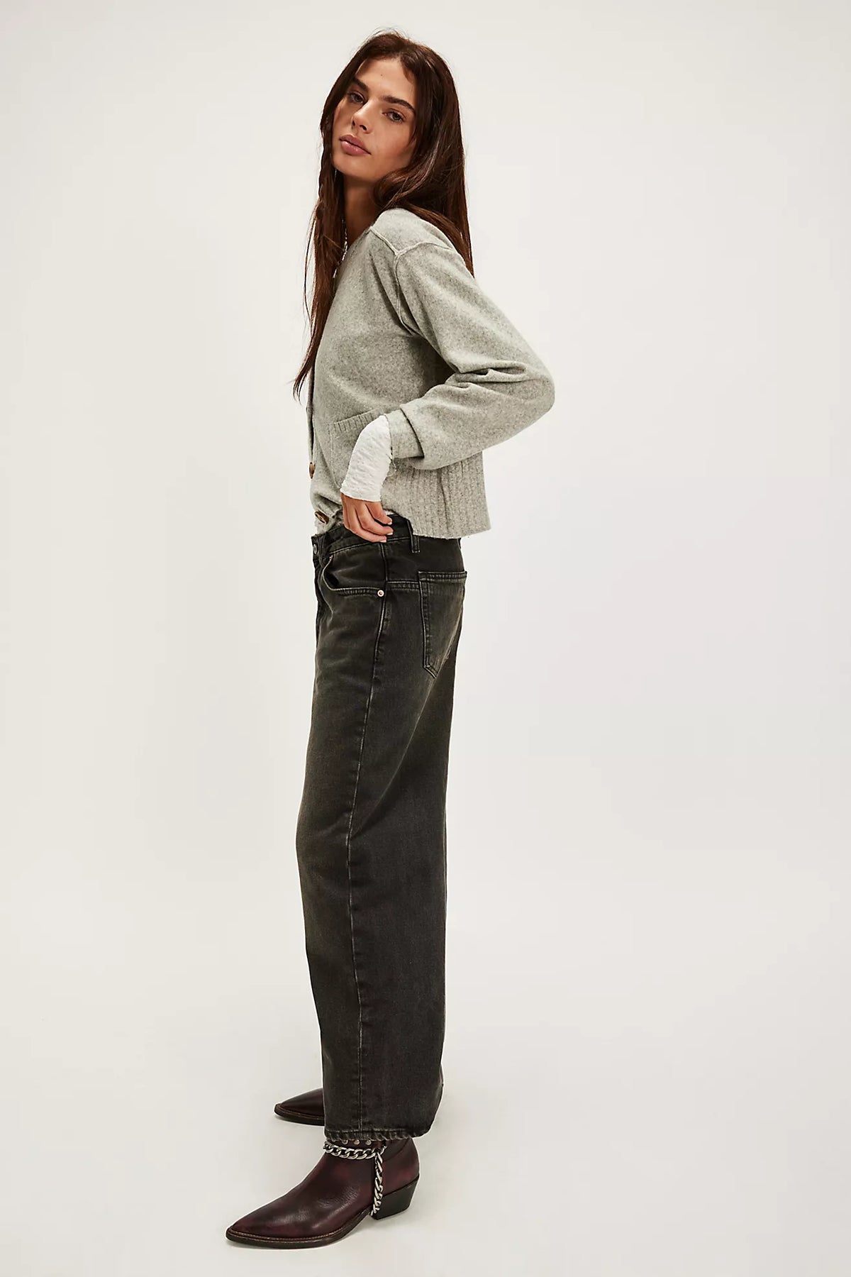 Free People - Deep Trance Dropped Boyfriend Jeans - we the free