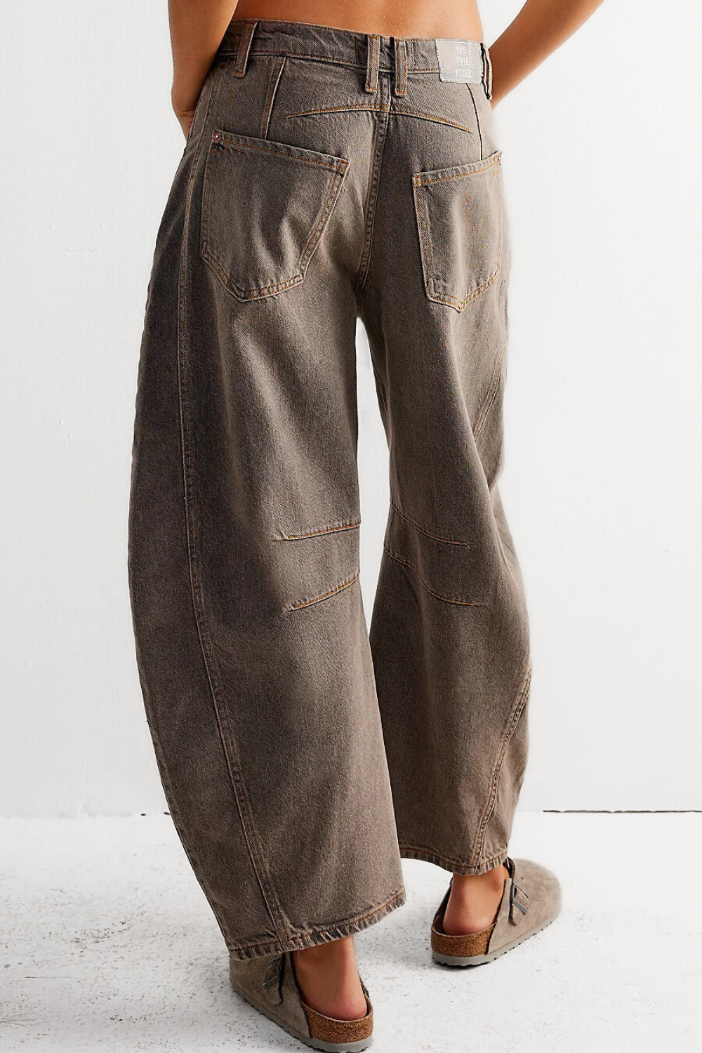Free People - We The Free Good Luck Mid-Rise Barrel Jeans